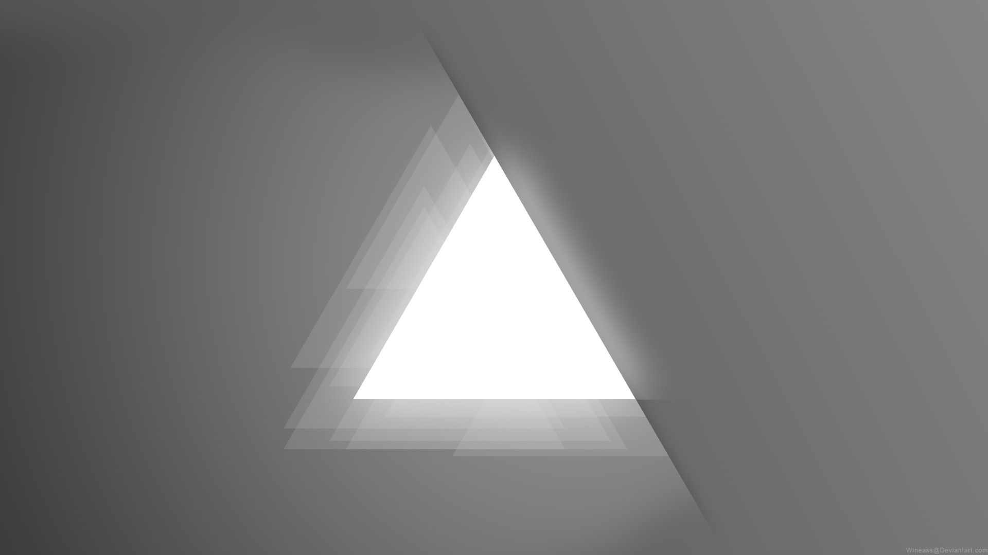 1920x1080 White Triangle desktop PC and Mac wallpapers.