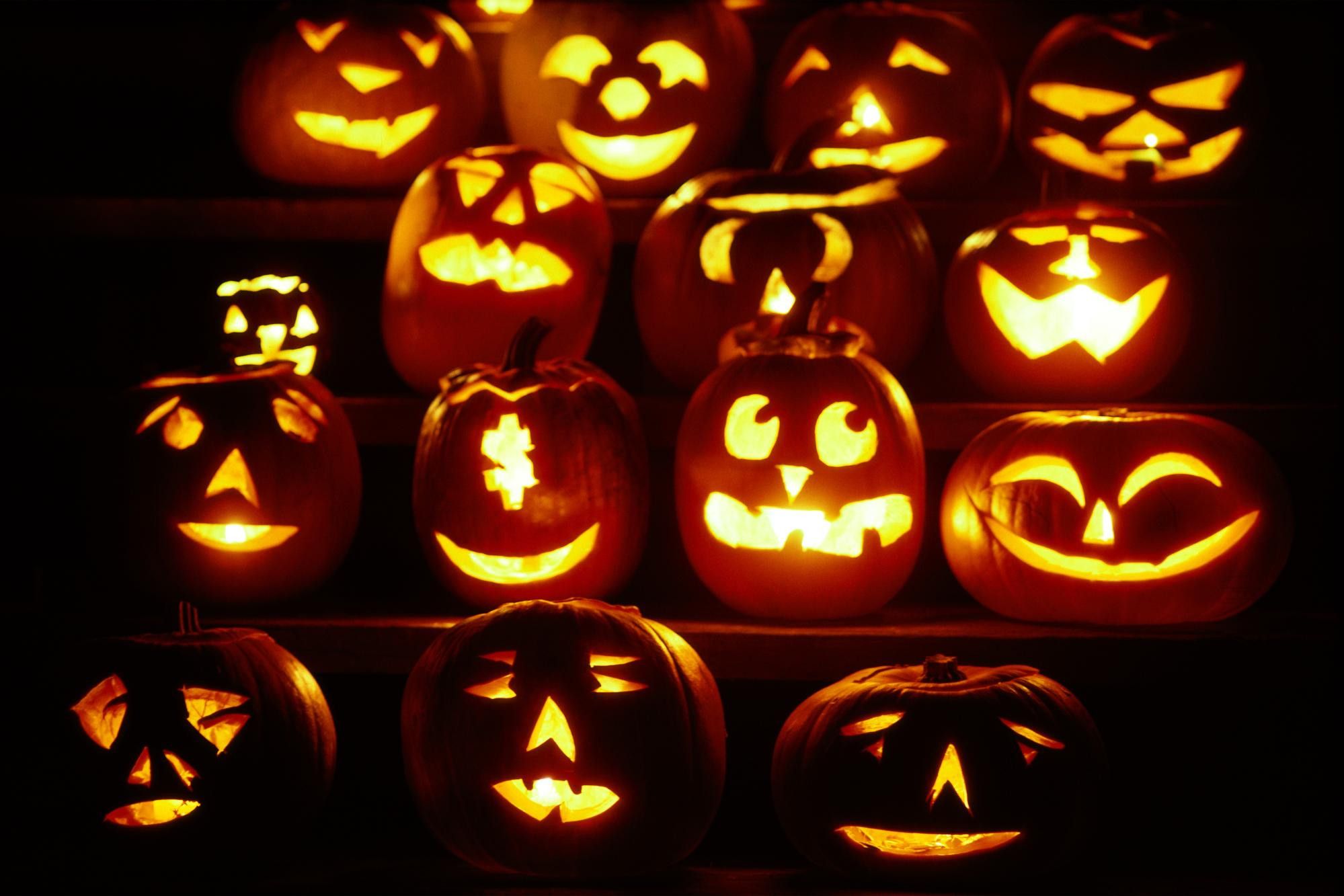 Halloween Pumpkin Background