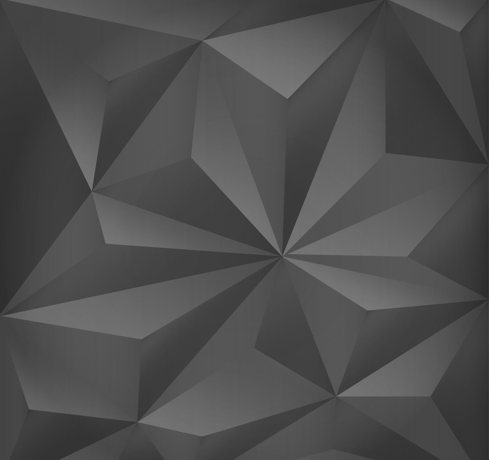 Abstract Triangles Render Dark Desktop Wallpaper