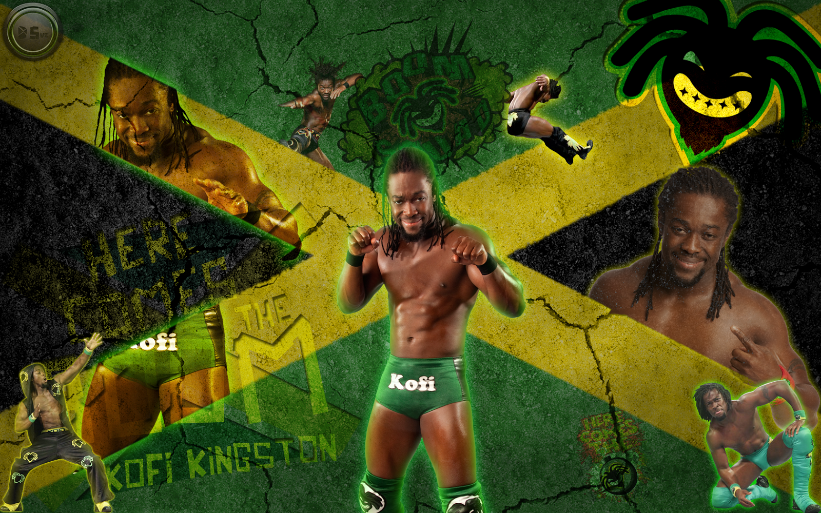 Free Download WWE Superstars HD Wallpaper: Kofi Kingston HD Wallpaper