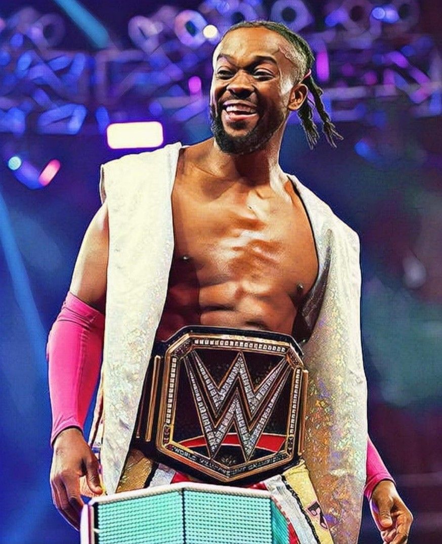 Kofi Kingston WWE World Heavyweight Champion. Wrestling wwe, Wrestling superstars, Wwe champions