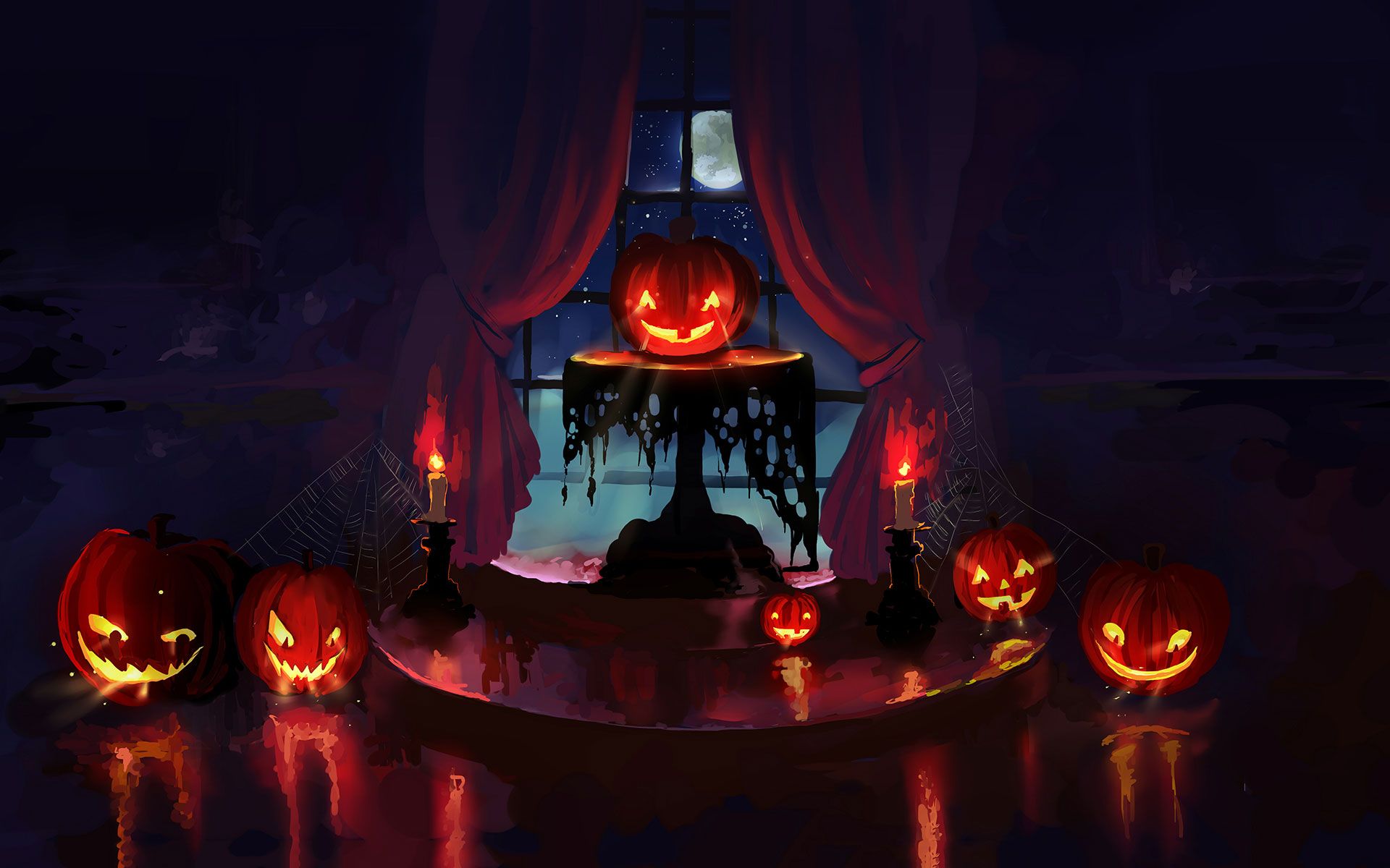 Scary Pumpkin Wallpaper