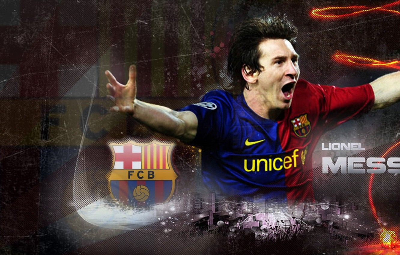 Wallpaper wallpaper, sport, football, Lionel Messi, player, FC Barcelona image for desktop, section спорт
