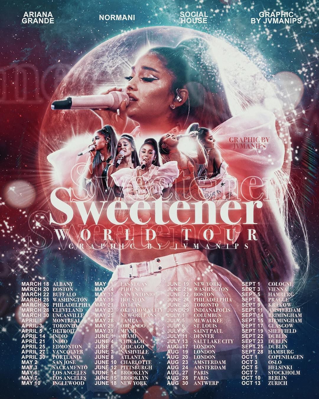 sweetener world tour europe