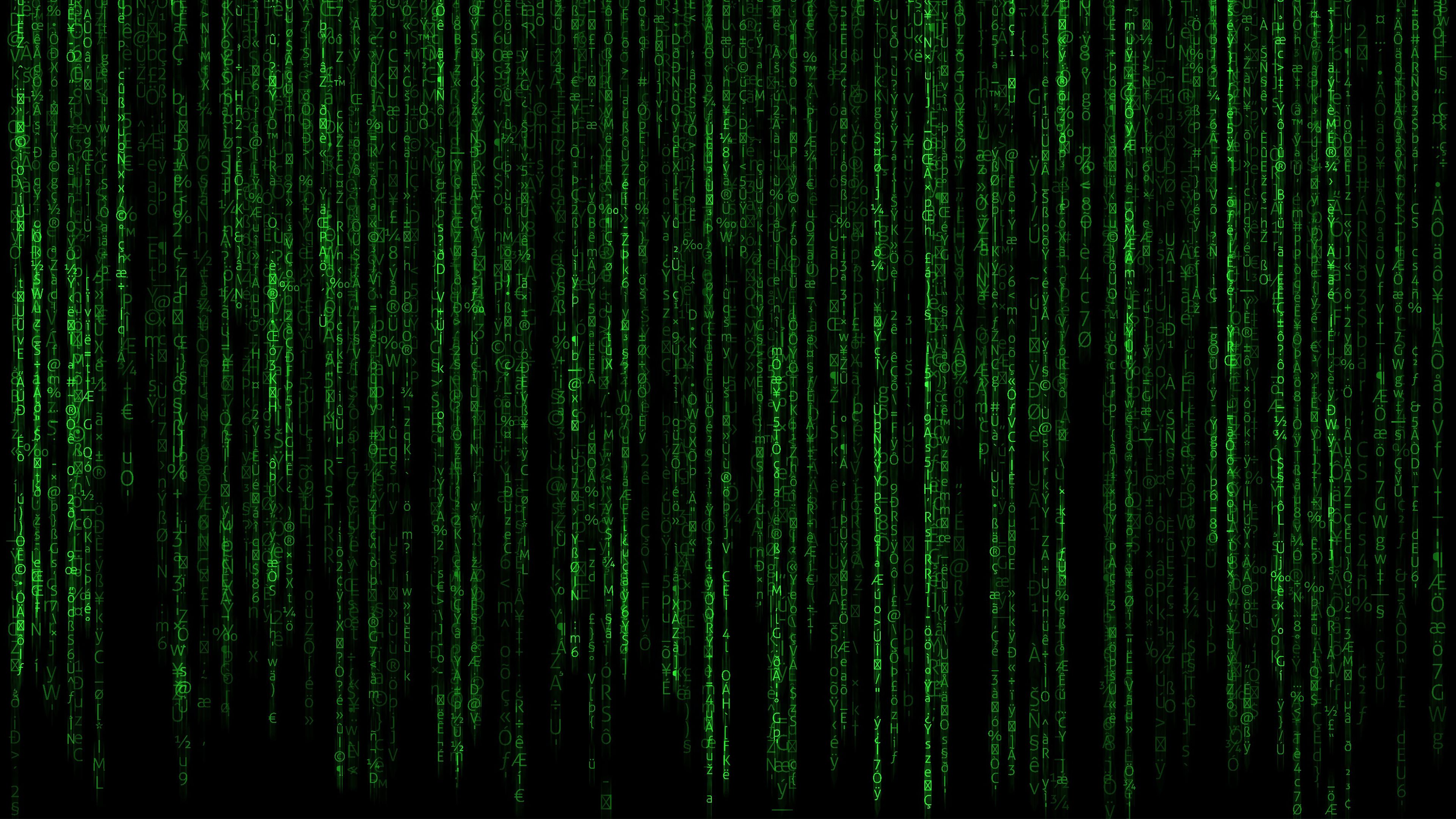 Matrix Decoded Desktop Background
