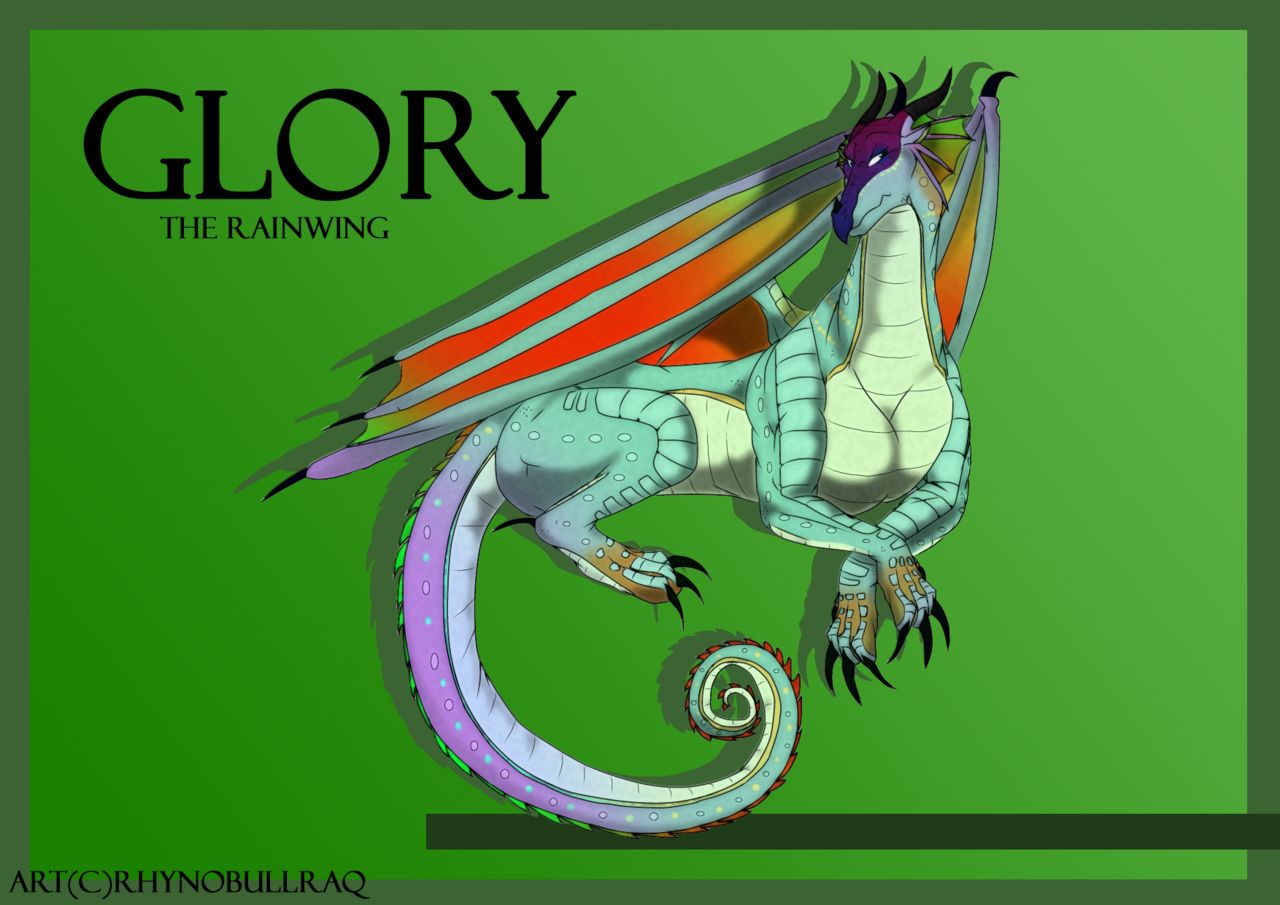 Glory the Rainwing. Wings of fire dragons, Wings of fire, Fire dragon