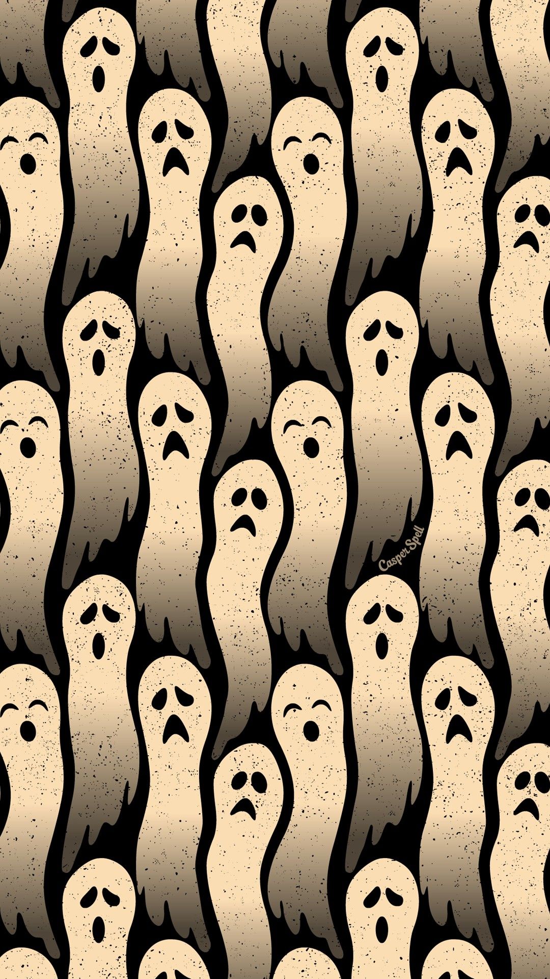 Ghosts repeat pattern Halloween background wallpaper patterns background wallpaper spirits ethereal spooky. Art wallpaper, Halloween art, Halloween background