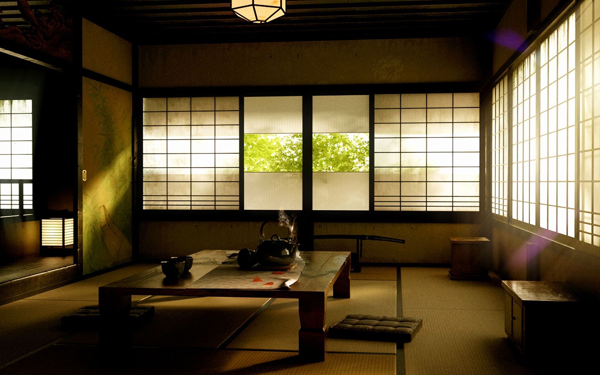 Japanese Tea Room Wallpaper Free Japanese Tea Room Background