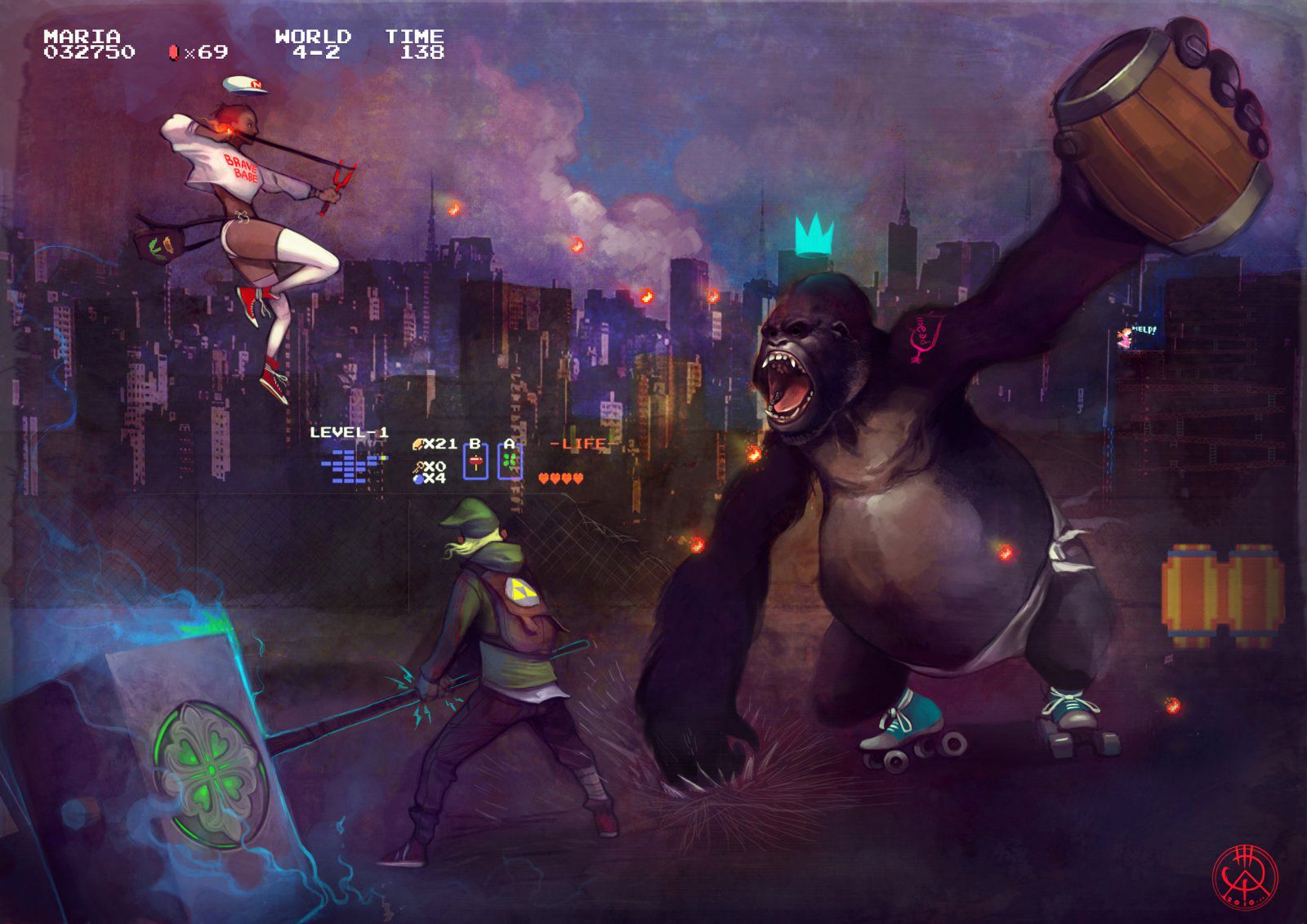 Video game wallpaper of the week game by Manuel Moura.Coolvibe