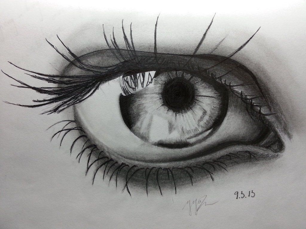Eye Pencil Art HD Wallpaper Wallpaper for PC Desktop. Eye drawing, Realistic eye drawing, Pencil drawings