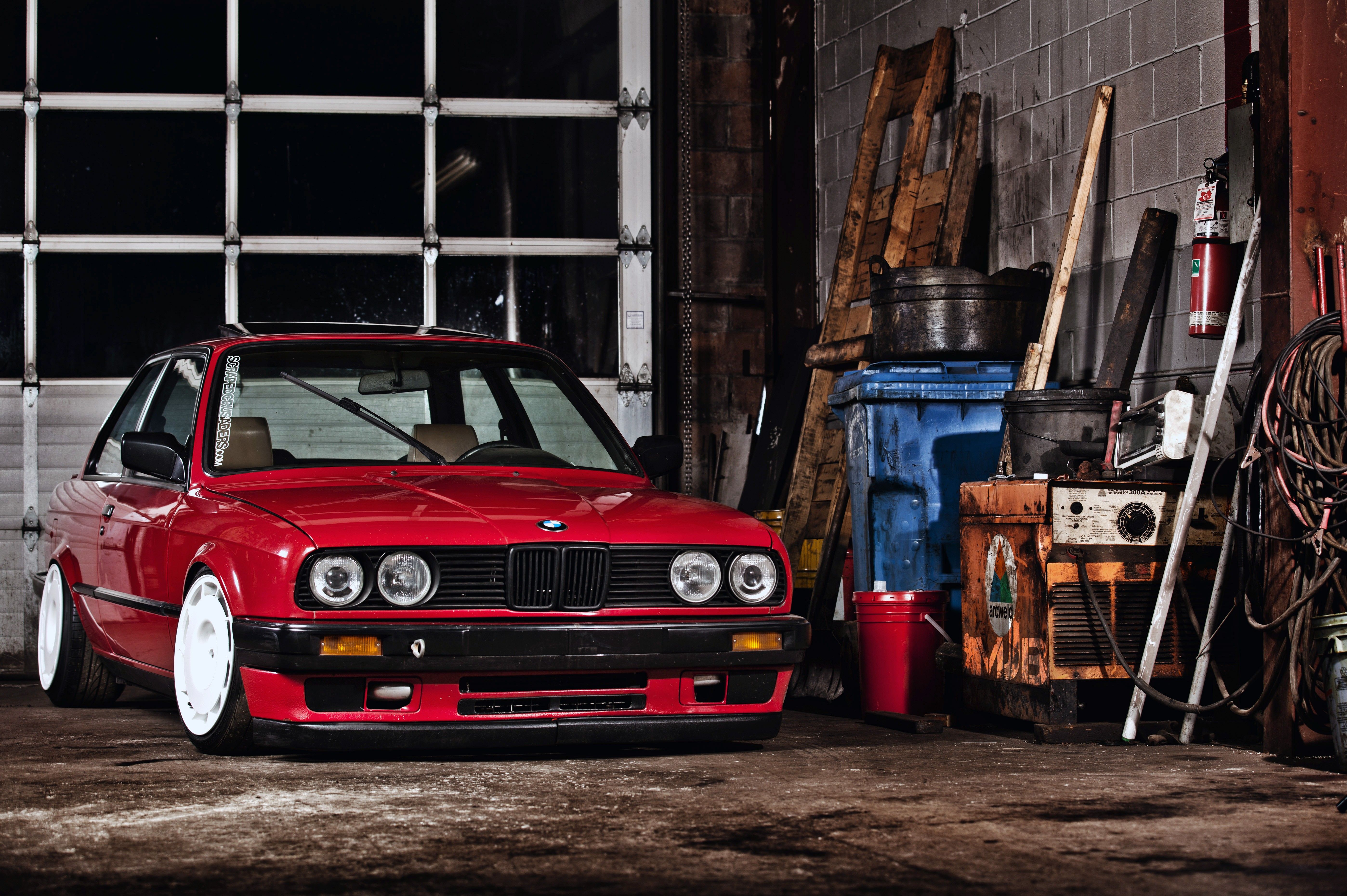car, BMW, Stance, Red Cars Wallpaper HD / Desktop and Mobile Background