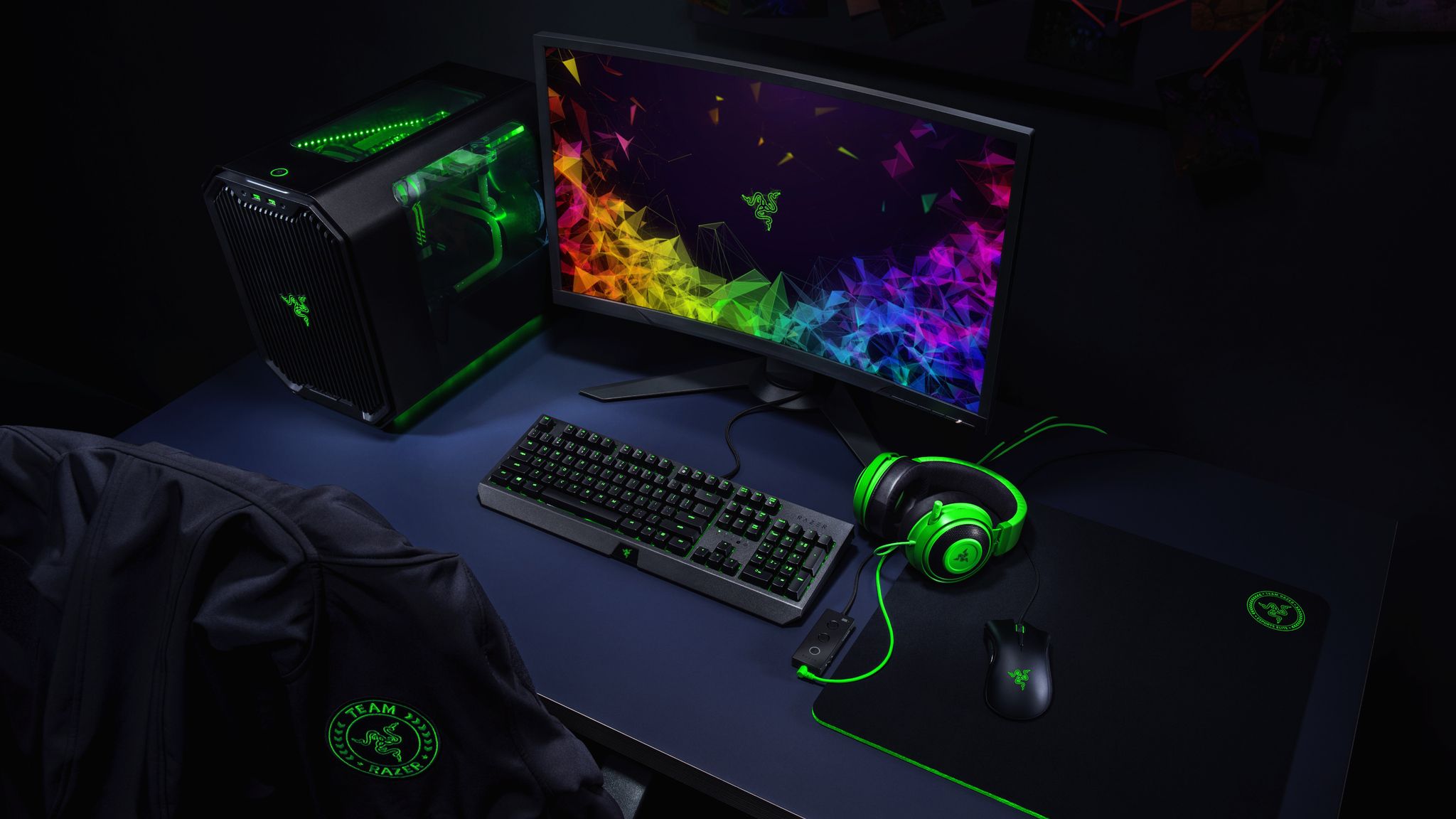 Razer Gaming Setup 8k 2048x1152 Resolution HD 4k Wallpaper, Image, Background, Photo and Picture
