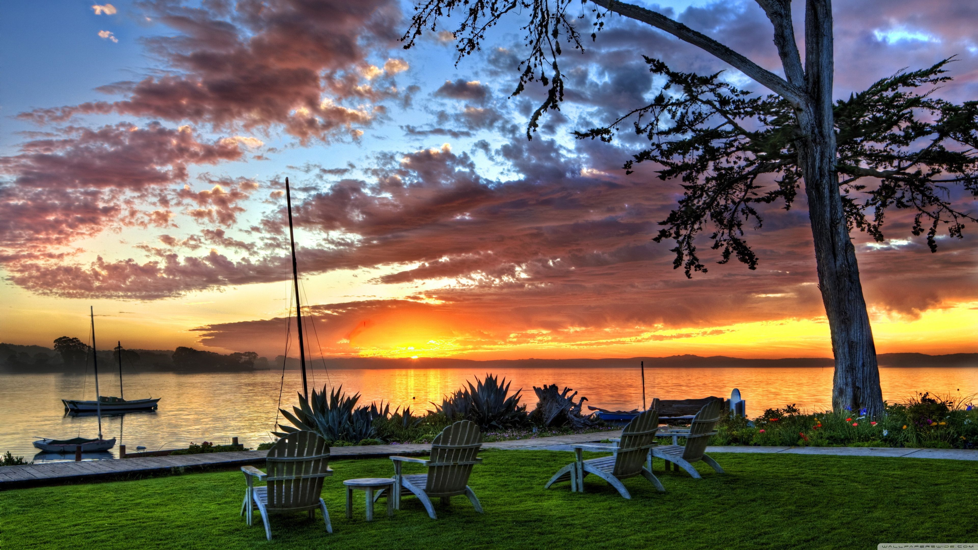 Sunset HDR Ultra HD Desktop Background Wallpaper for 4K UHD TV, Multi Display, Dual Monitor, Tablet