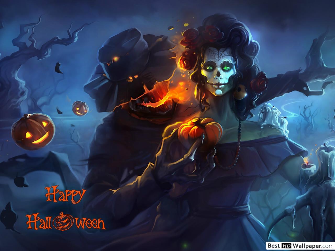 Spooky Halloween HD wallpaper download