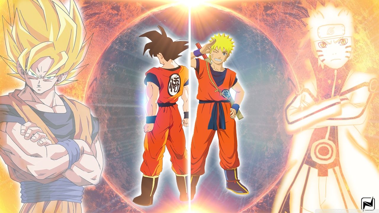 Dragon Ball Y Naruto Wallpaper HD