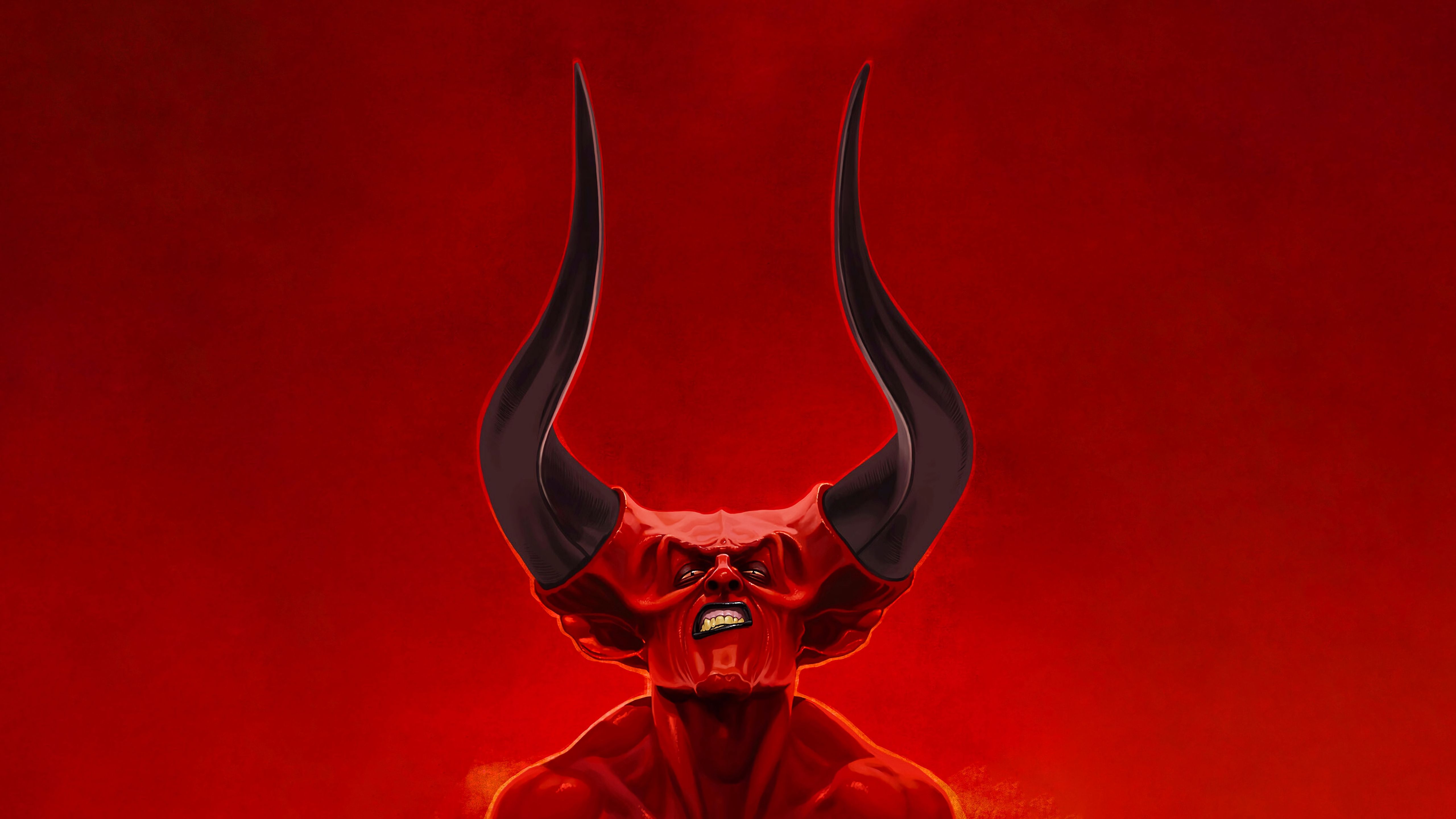 Demon Horns 5k 5k HD 4k Wallpaper, Image, Background, Photo and Picture