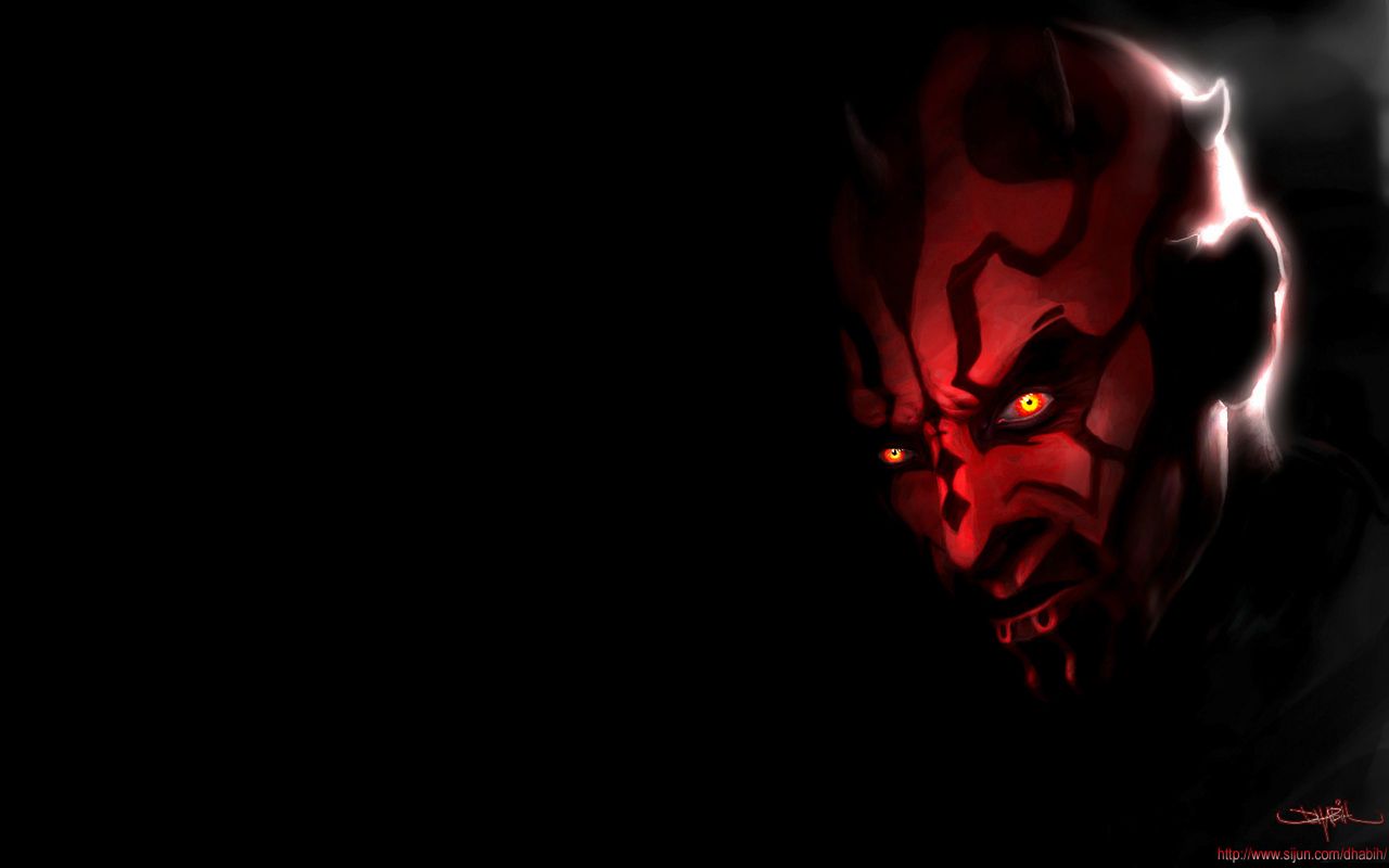 Red Devil Face With Small Horns < 3D Art < Gallery < Desktop Wallpaper