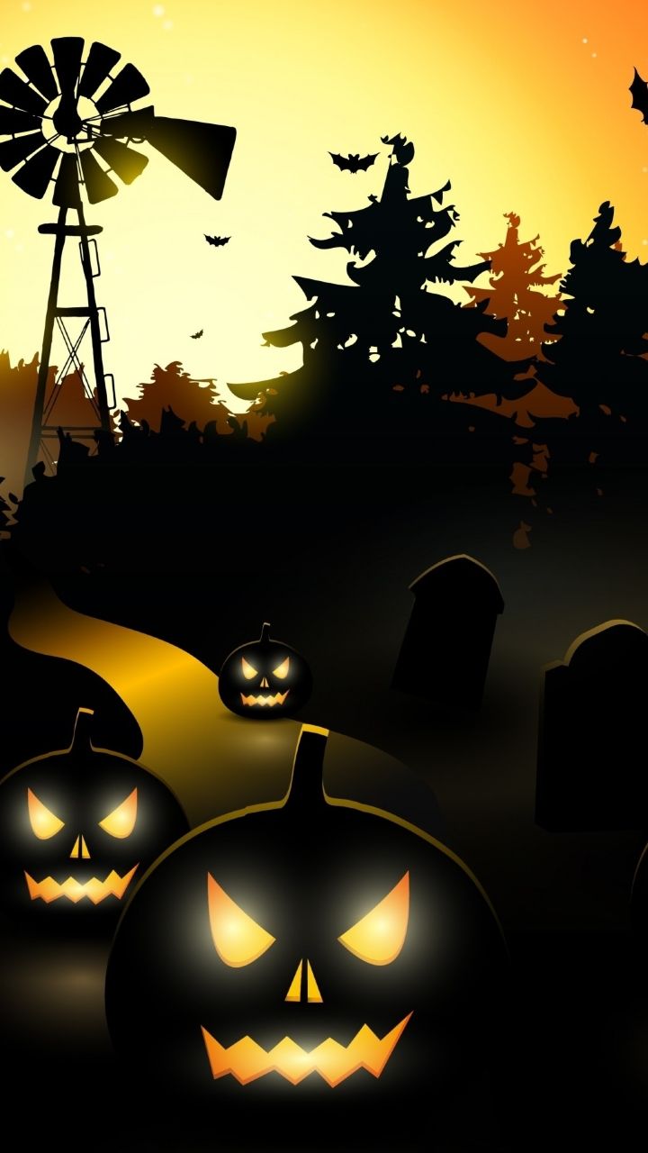 Halloween Haunted House Moto G, X Xperia Z1, Z3 Compact, Galaxy S3, Note II, Nexus Wallpaper, HD Holidays 4K Wallpaper, Image, Photo and Background
