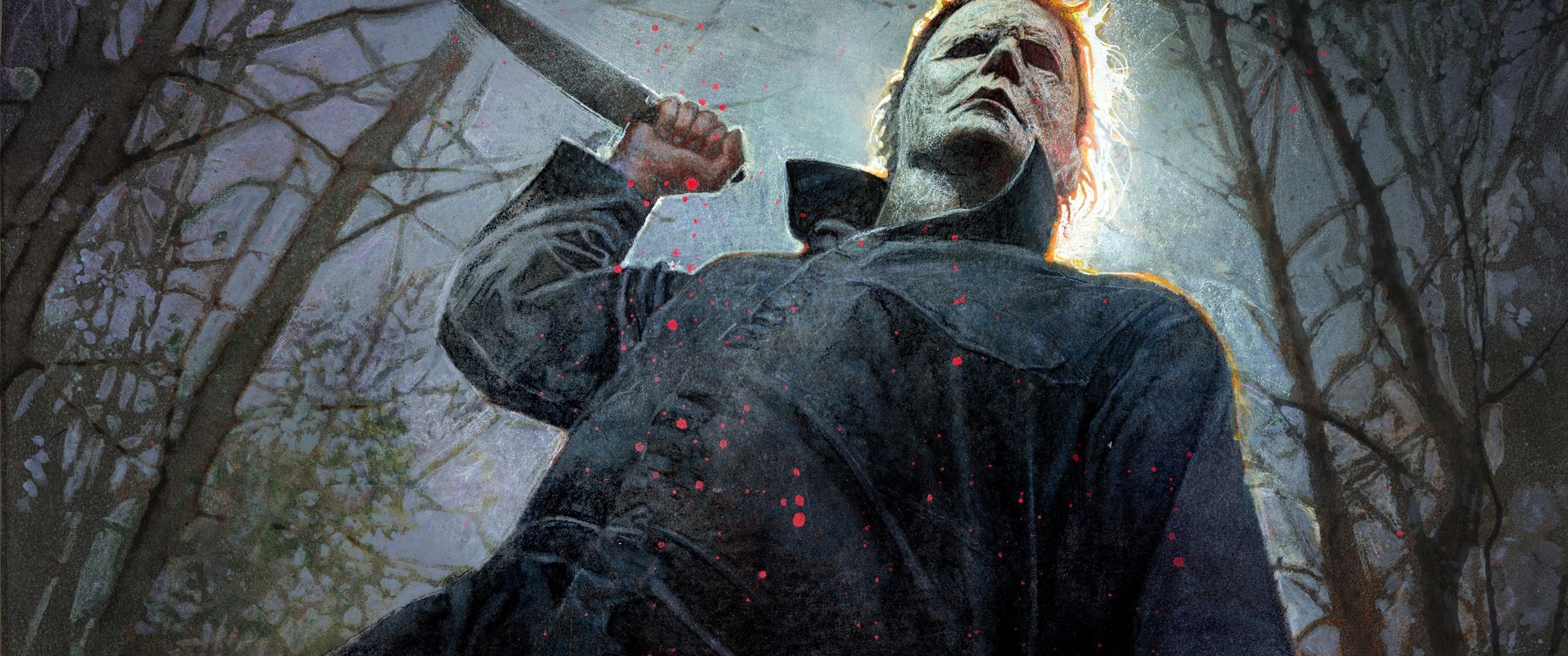 Download 3440x1440 Halloween Thriller, Horror Wallpaper