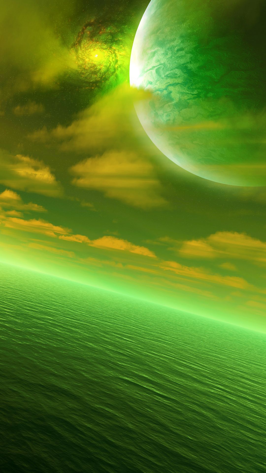 Alien Sea 001 wallpaper for 1080x1920 mobile devices