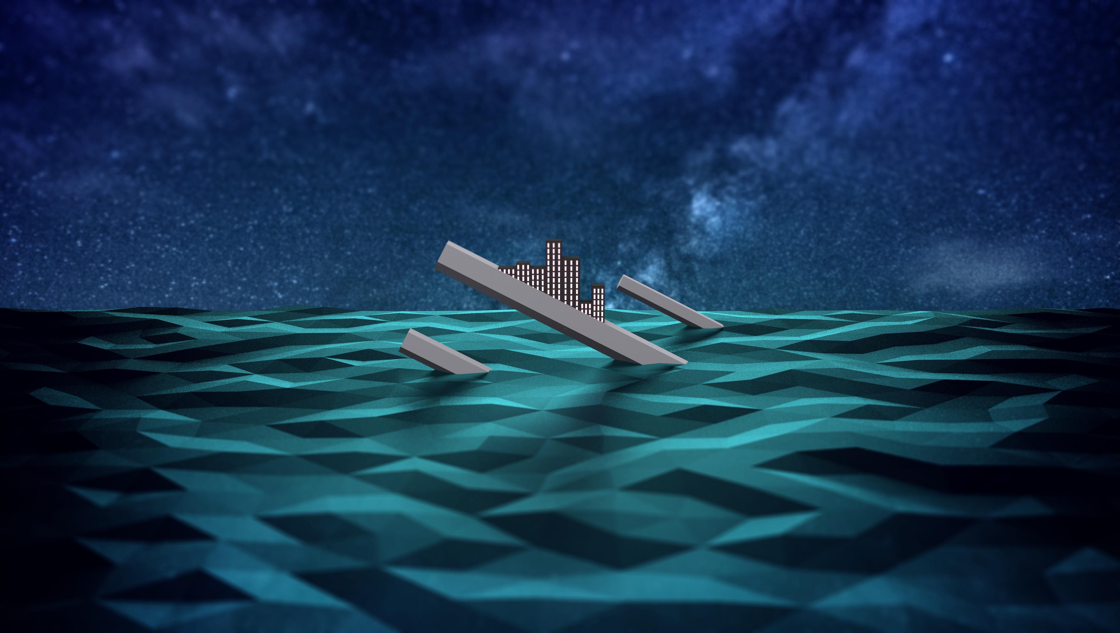 px Low Poly sea High Quality Wallpaper, High Definition Wallpaper