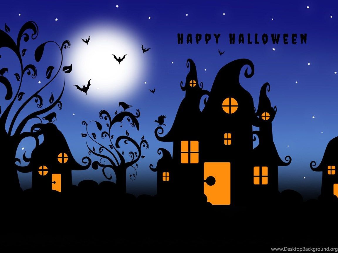 Happy Halloween Cartoon Wallpaper Best Wallpap Desktop Background