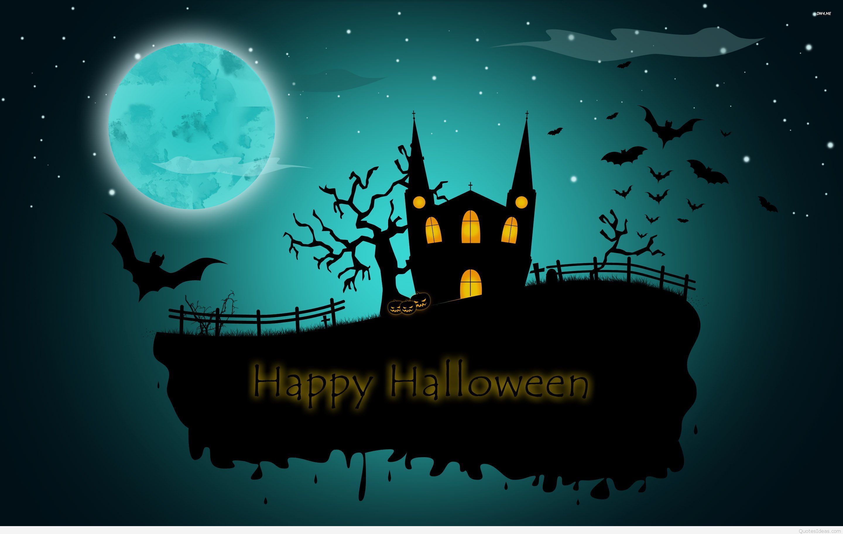 Cool Happy Halloween house cartoon hd