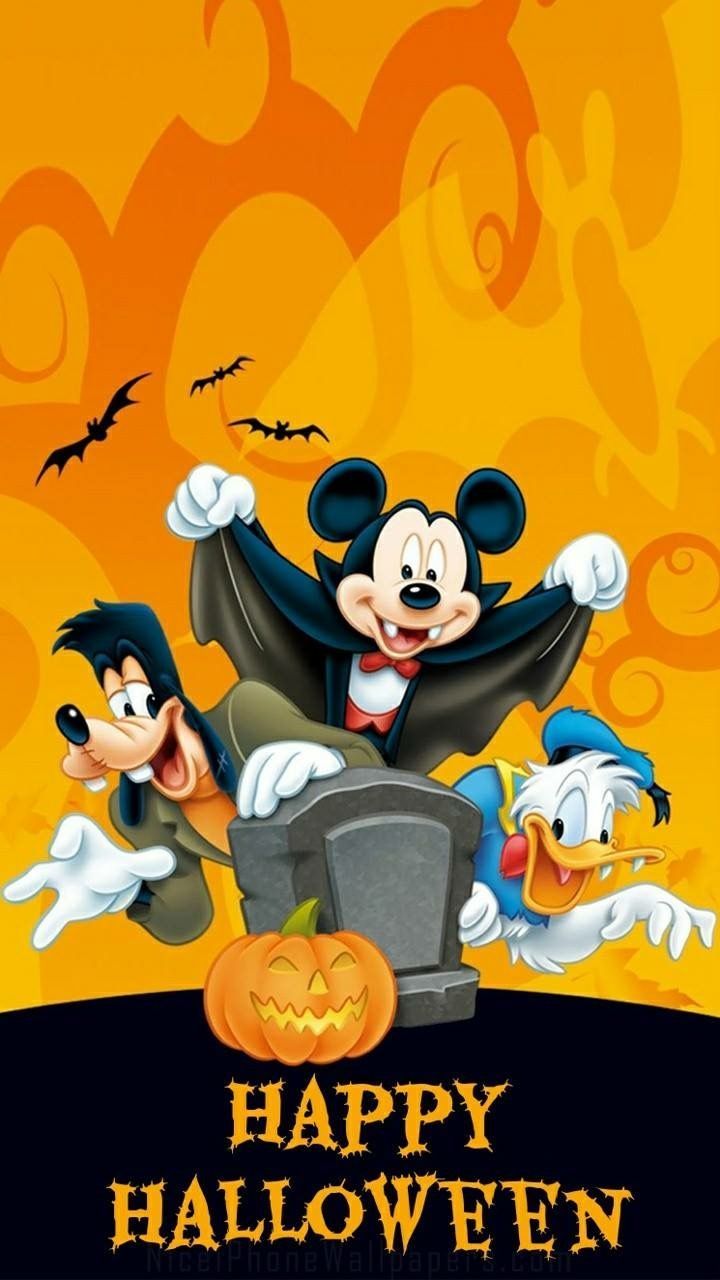 Mickey Mouse Duck & Goofy Halloween. iPhone background disney, Mickey mouse halloween, Mickey halloween