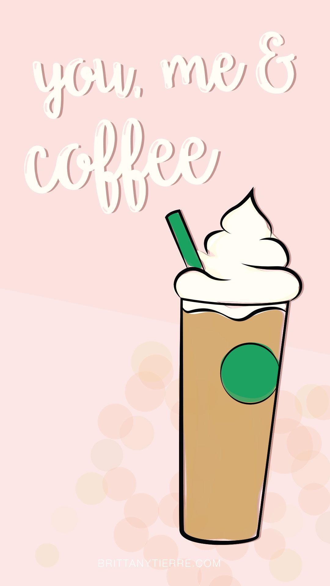 You, Me & Coffee Wallpaper. Coffee wallpaper, My coffee, Starbucks wallpaper