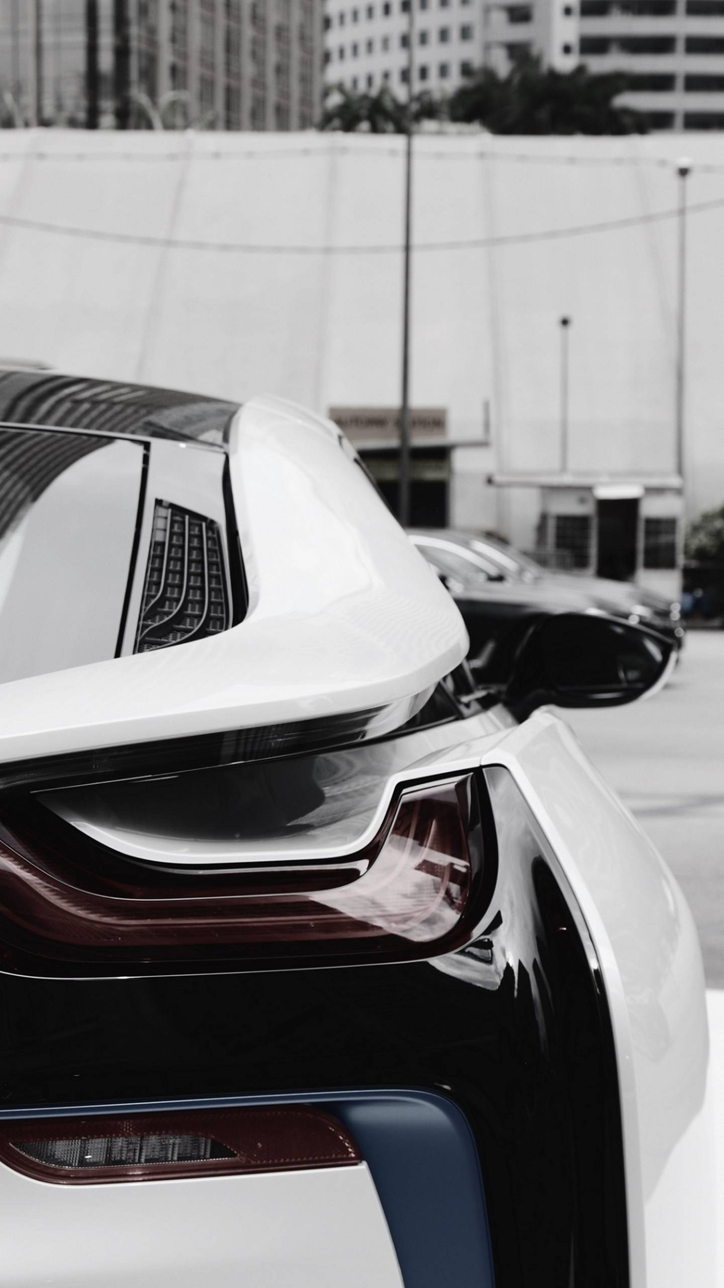 BMW i8 Rear View