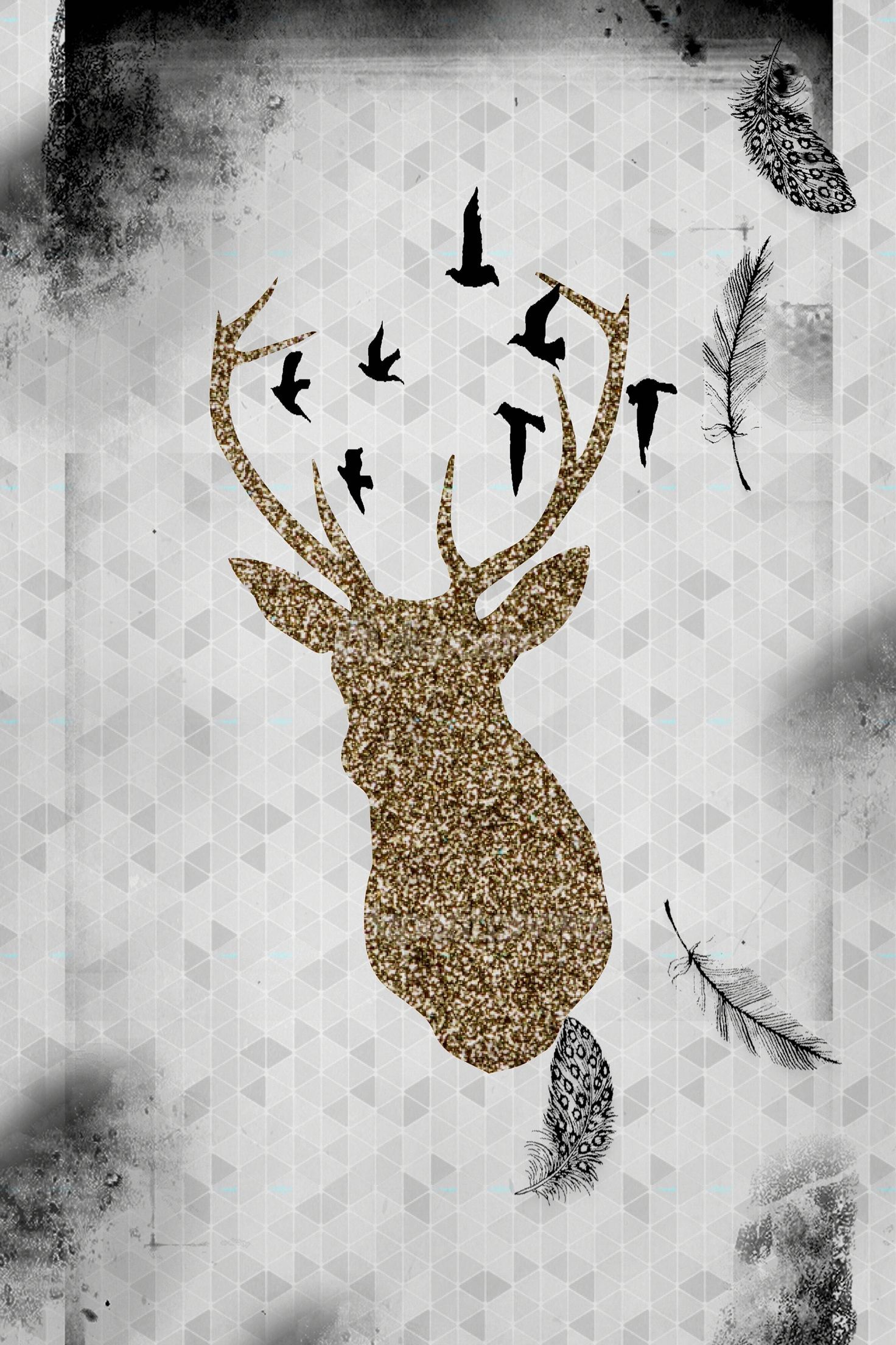 Cute iPhone wallpaper. Deer wallpaper, Camo wallpaper, Baby girl wallpaper