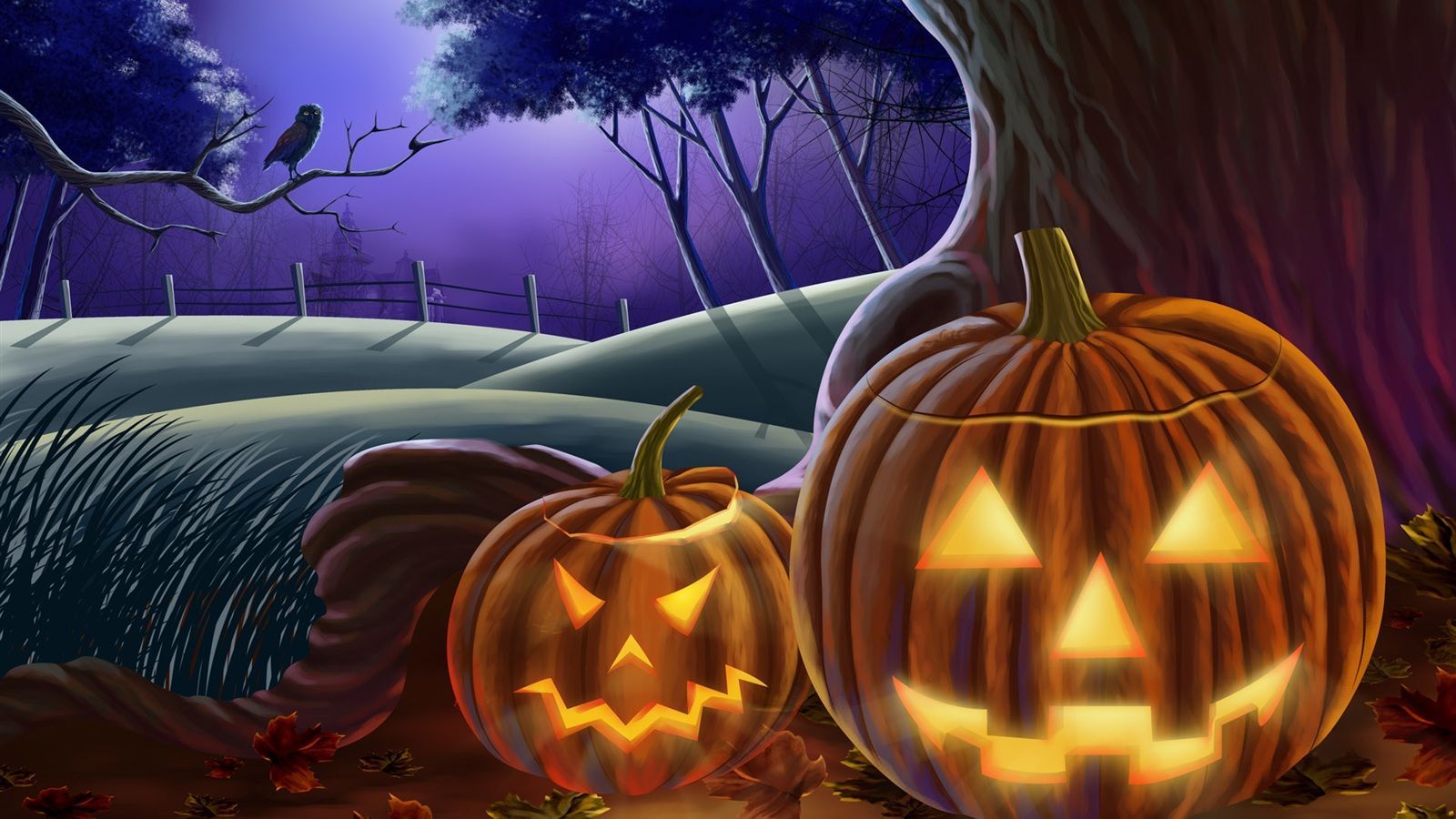 Halloween Wallpaper Free 1600 X 900 Halloween Background