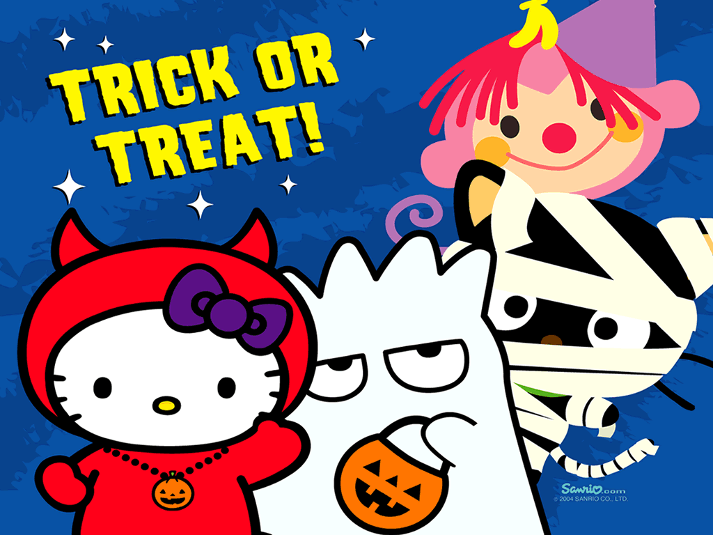 Trick or Treat! Hello Kitty Halloween Wallpaper