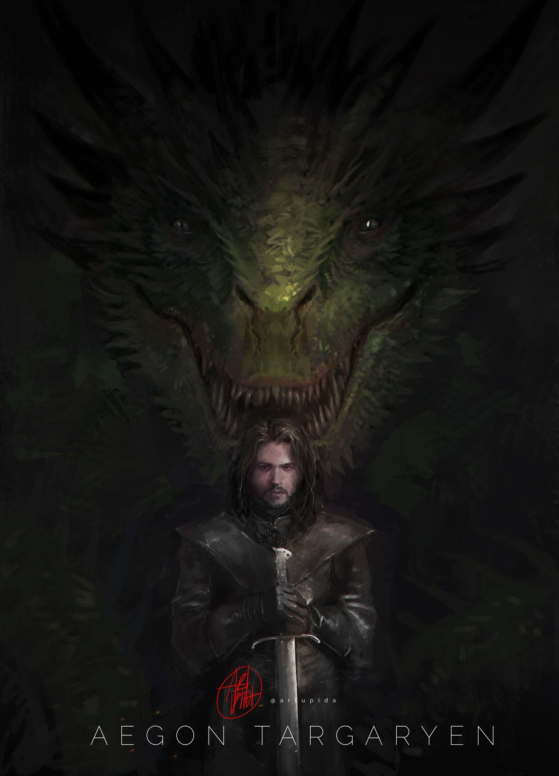 Aegon Targaryen, The Artupida. Game of thrones funny, Game of thrones art, Game of thrones artwork