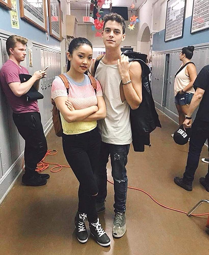 Israel Broussard and Lana Condor in To All the Boys I've Loved Before (2018). Boys, Lara jean, Celebrities