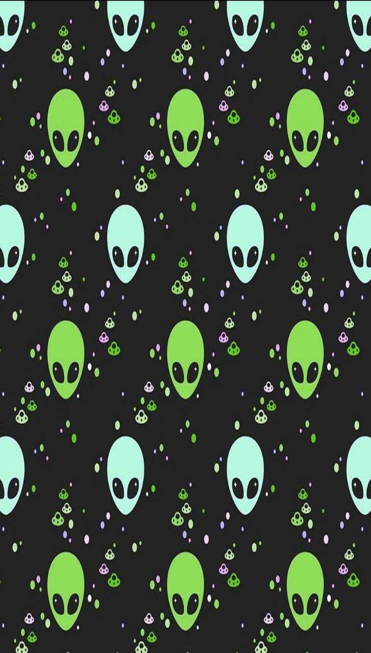 Lil Green Alien wallpaper