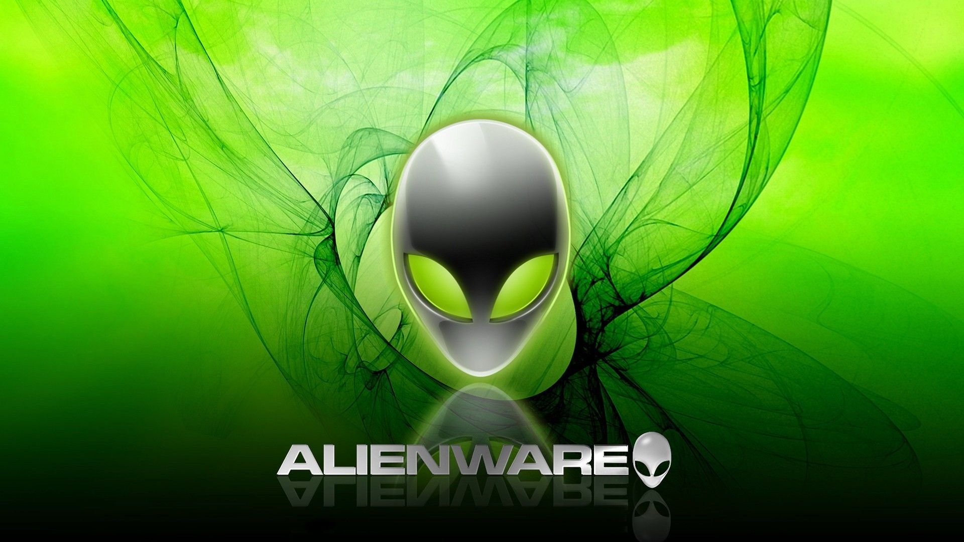 Alienware Desktop Background Alien Head Green Smoke 1920x1080. Alienware desktop, Background desktop, Computer wallpaper hd
