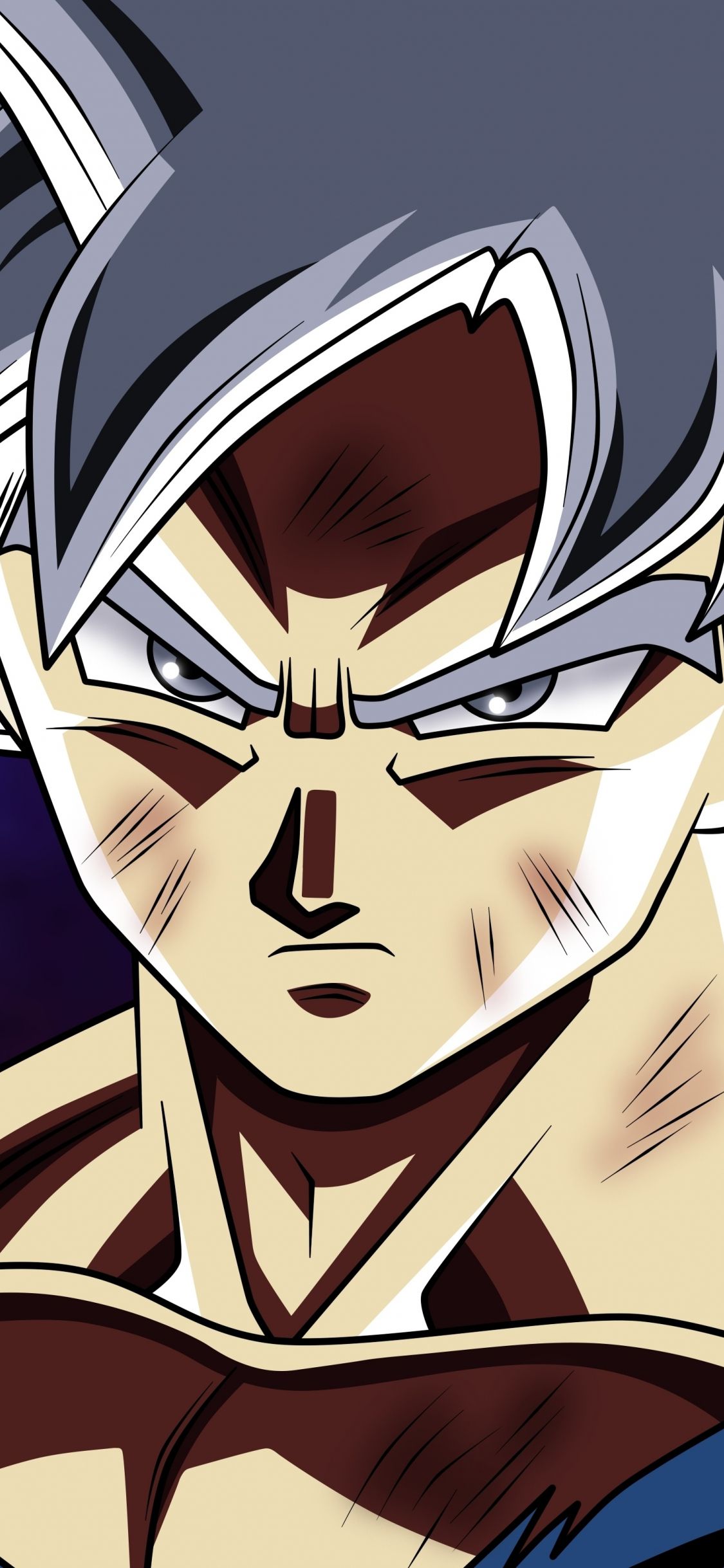 Download 1125x2436 wallpaper goku, dragon ball super, white hair, anime boy, iphone x 1125x2436 HD image, background, 10850