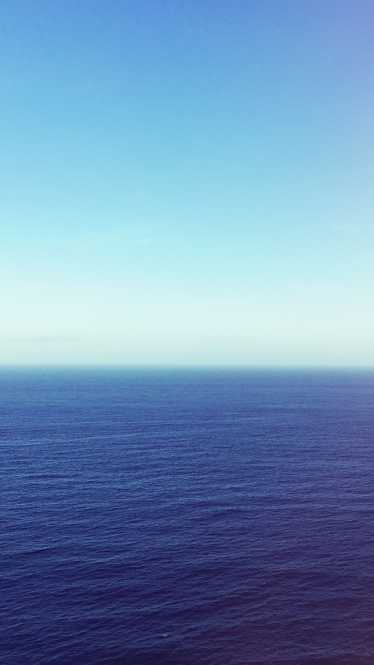 Calm Sea Blue Ocean Water Summer Day Nature Wallpaper