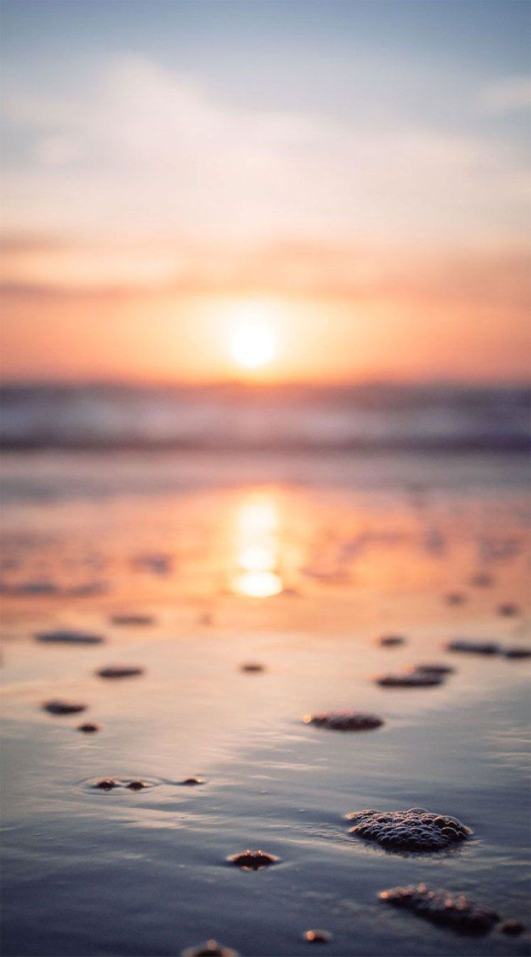 Sunset beach iPhone wallpaper Wallpaper