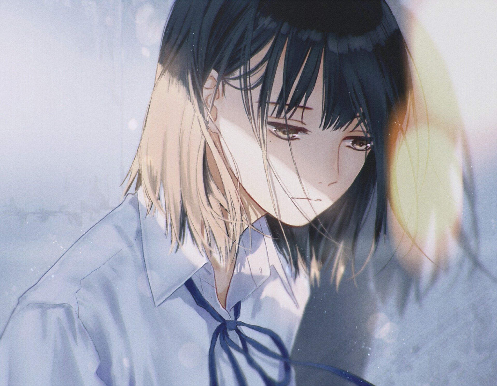 Anime Sad Girls - много фотографий в hd качестве
