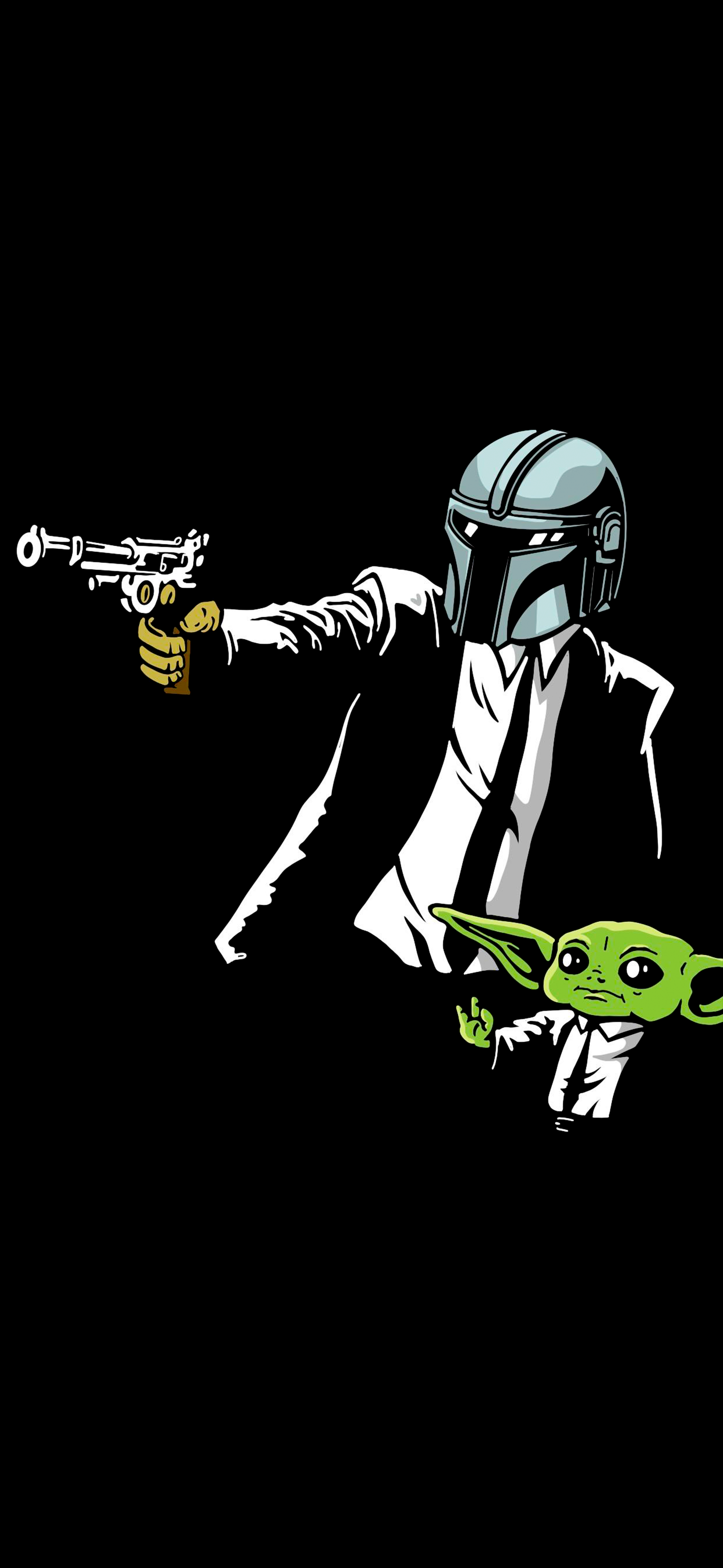 Pulp Fiction..Mandalorian Style (1440x3120)