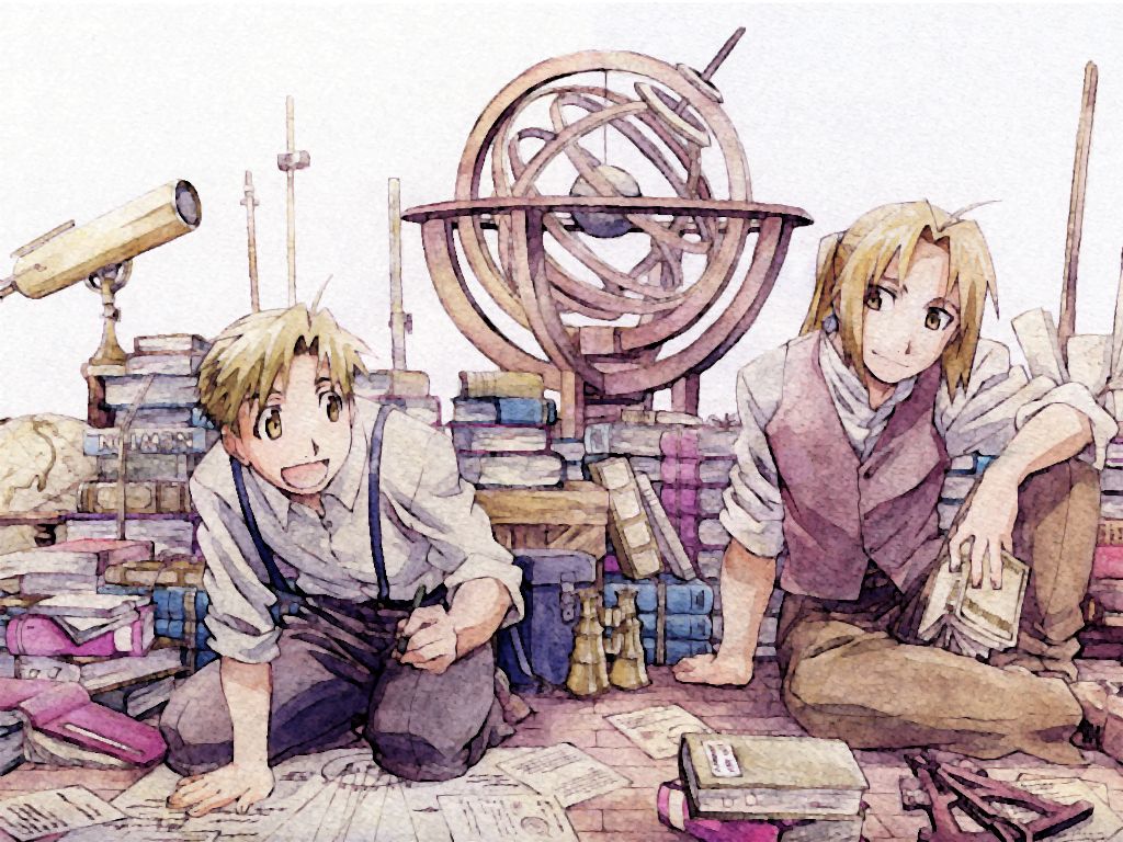 Elric Brothers, Wallpaper Anime Image Board