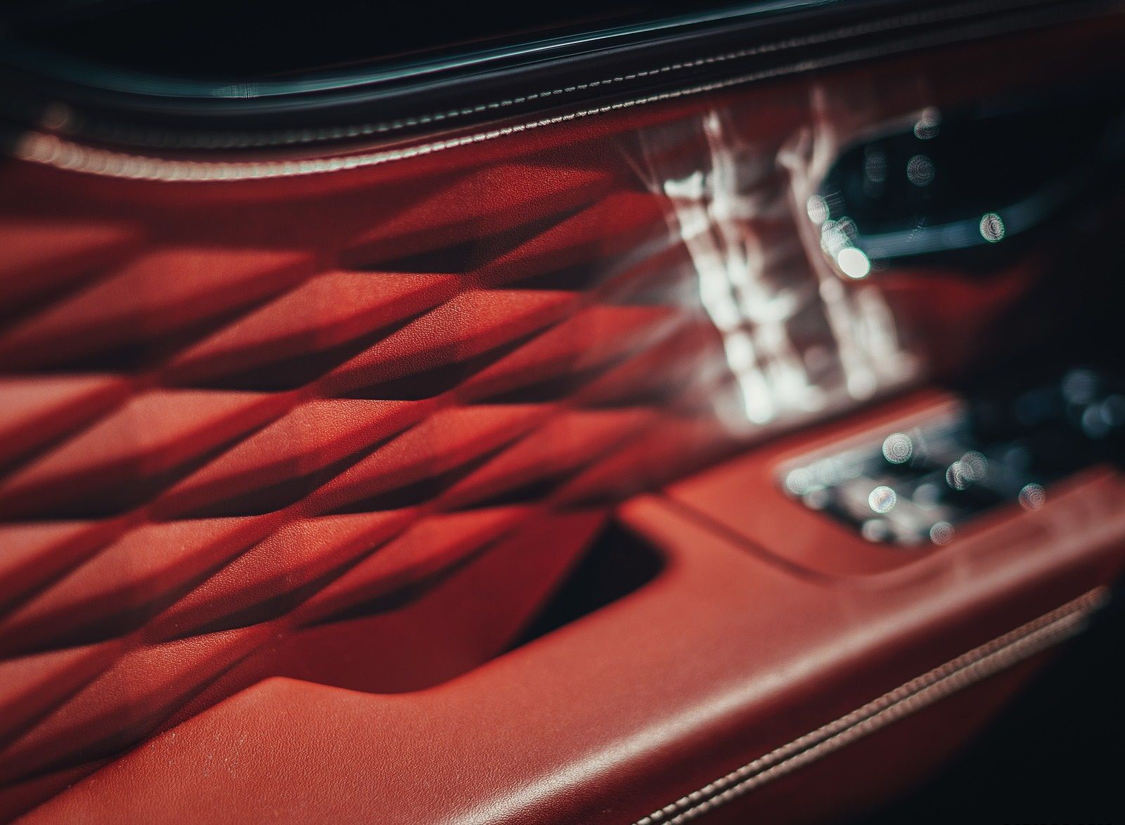 Bentley Flying Spur (Color: Extreme Silver) Interior Detail Wallpaper