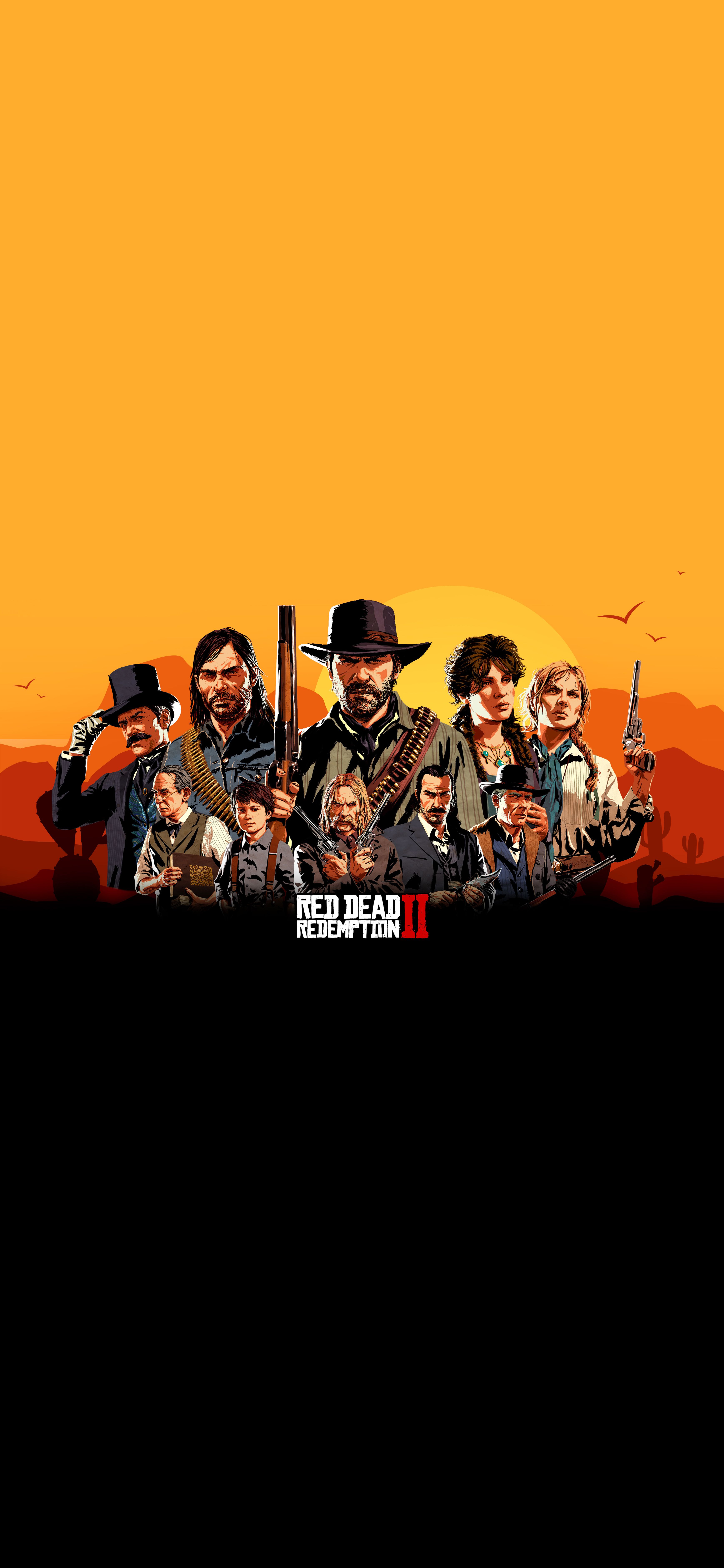 RED DEAD REDEMPTION 2 IPHONE WALLPAPER
