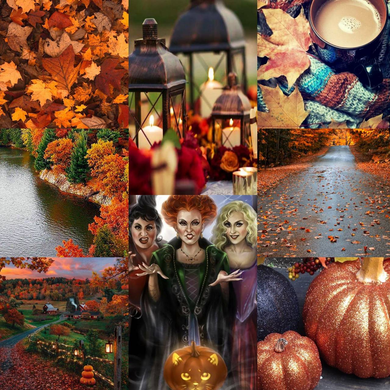Halloween Collage Wallpaper  NawPic