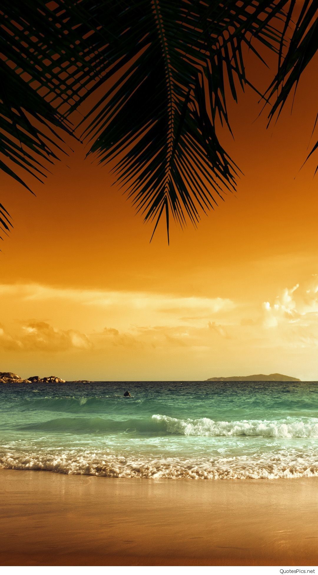 Sunset Beach Android Wallpapers Wallpaper Cave
