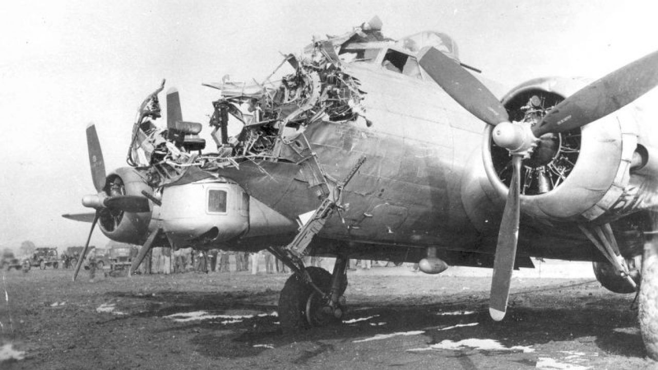 image Of Damaged B 17 Bombers That Miraculously Made It Home