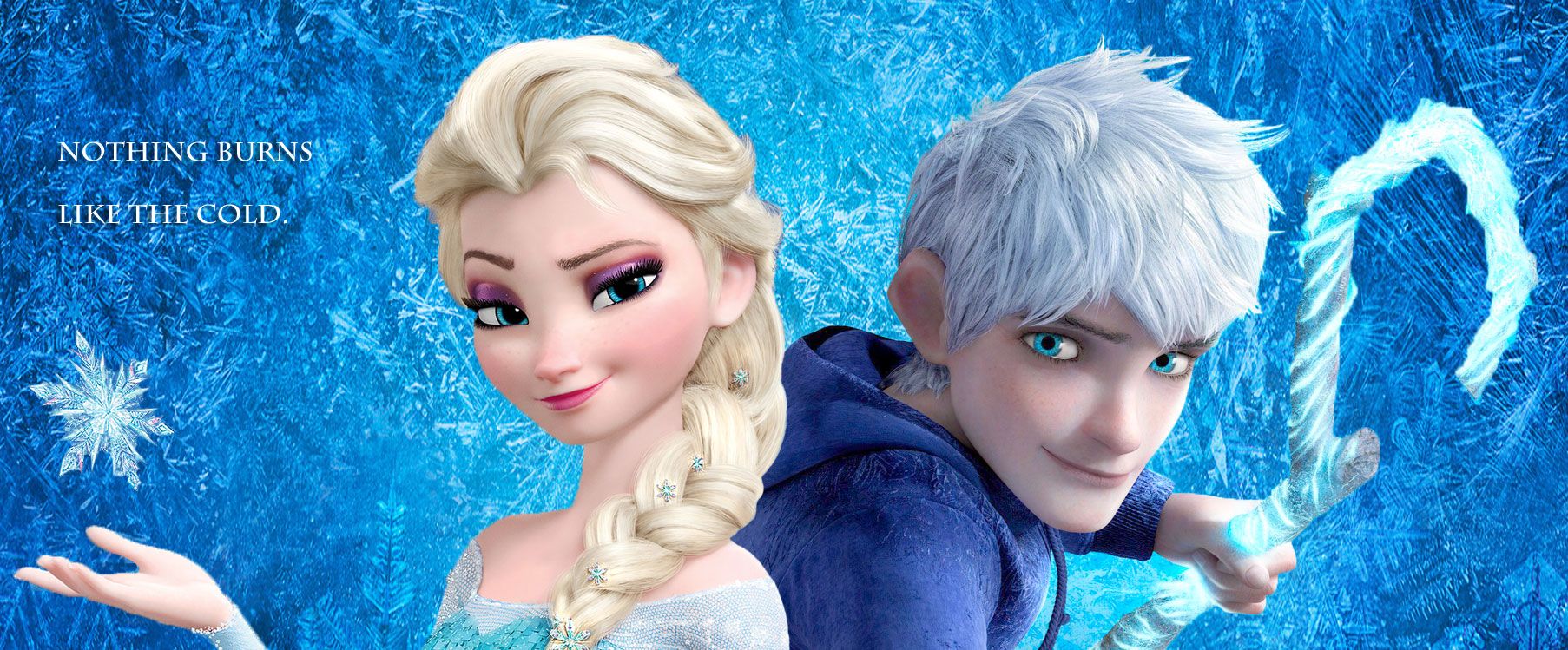 Elsa and Jack Frost Wallpaper