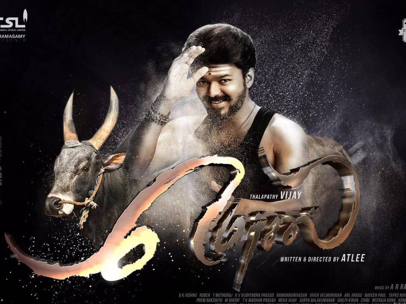 Mersal Movie HD Wallpaper. Mersal HD Movie Wallpaper Free Download (1080p to 2K)